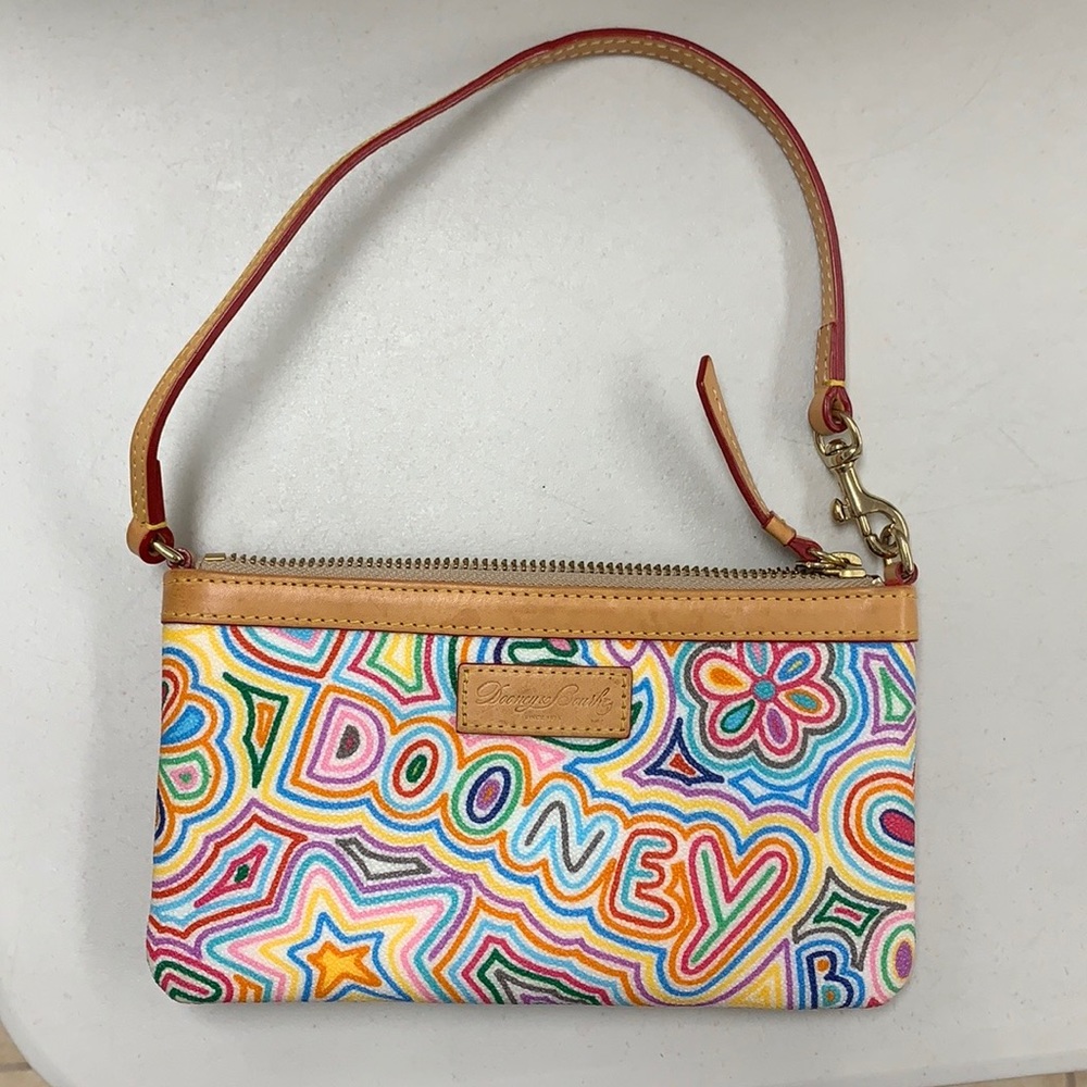 Dooney & Bourke Multi Colored Wristlet